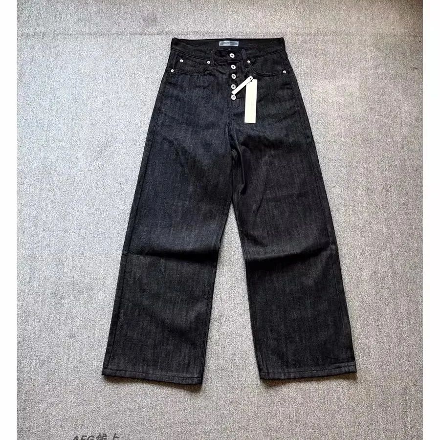 Embroidery On Jeans - แบรนด์ใหม่ โน เฟธ สตูดิโอส์ แบ็กกี้ แพนท์กางเกงยีนส์ผ้าฝ้ายเดนิมกางเกงสบายๆ