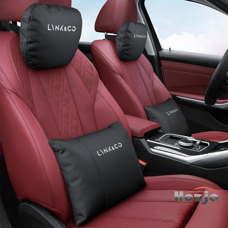 Embroidery Premium - พรีเมี่ยมเย็บปักถักร้อยโลโก้รถคอหมอนเอวเบาะสําหรับLYNK&CO 01 PHEV 02 03 03