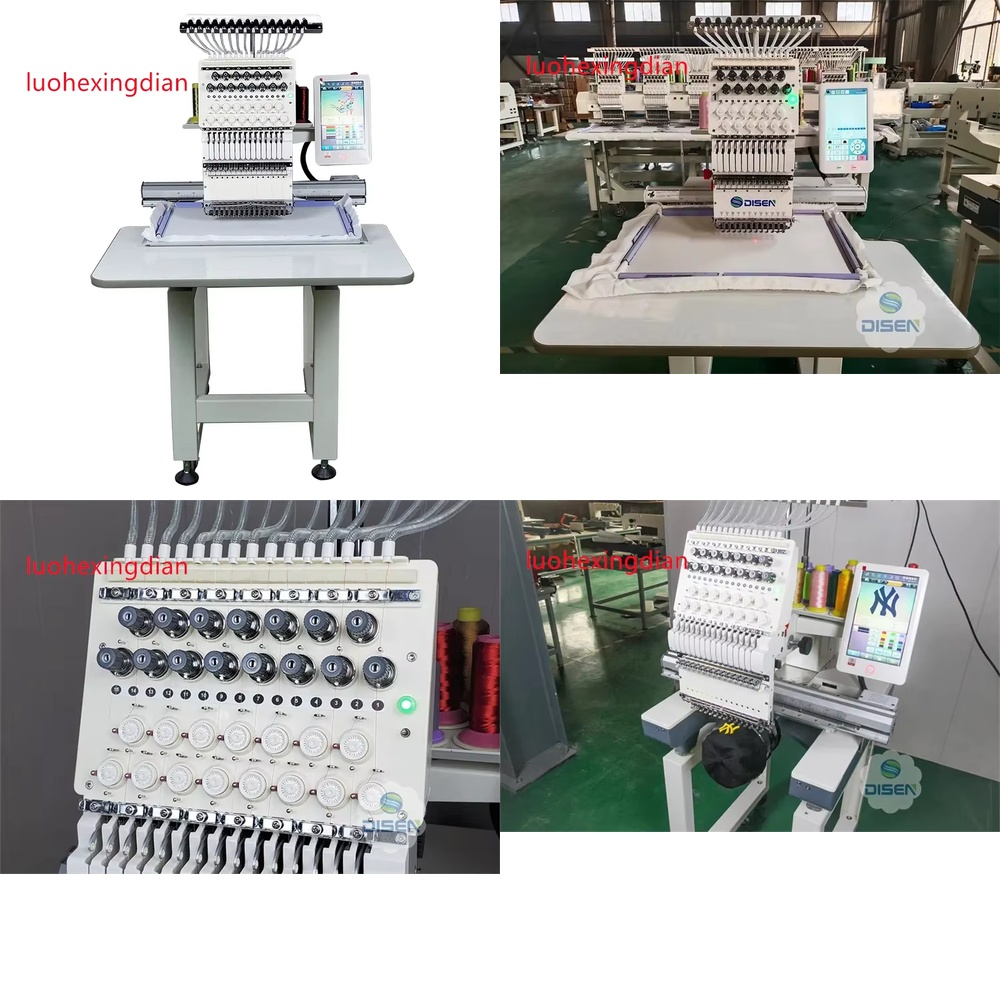 Embroidery Machines - เครื่องปักภาพอัตโนมัติความเร็วสูงแบบหัวเดียว สำหรับ Brother Tajima Barudan ZSK