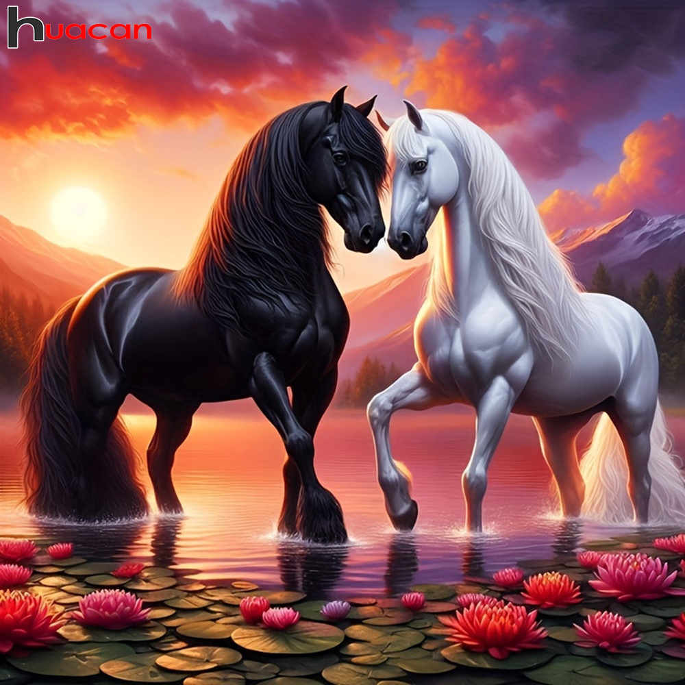 Huacan ชุดวาดเขียนสำหรับเด็กติ - Embroidery Horse บทวิจารณ์และราคา
