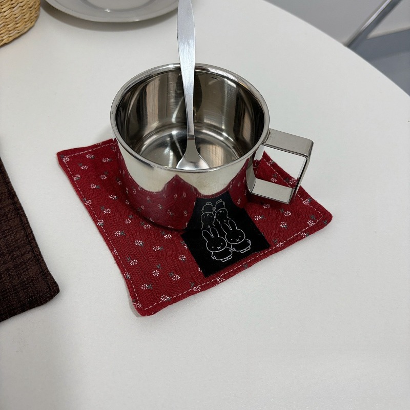 แผ่นรองแก้วผ้าลายมิฟฟี่สุดน่าร - Embroidery Room บทวิจารณ์และราคา