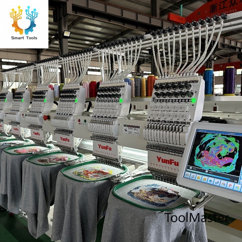 เครื่องปักหมวกความเร็วสูงยี่ห้ - Embroidery Machines บทวิจารณ์และราคา