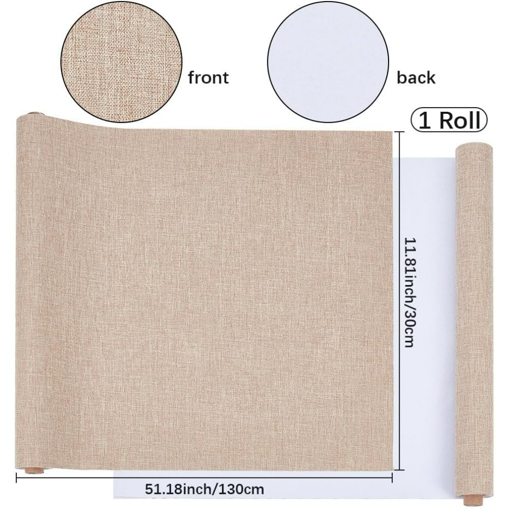 51x11.8 นิ้วหนังสือผ้า Tan ผ้า - Embroidery Paper บทวิจารณ์และราคา