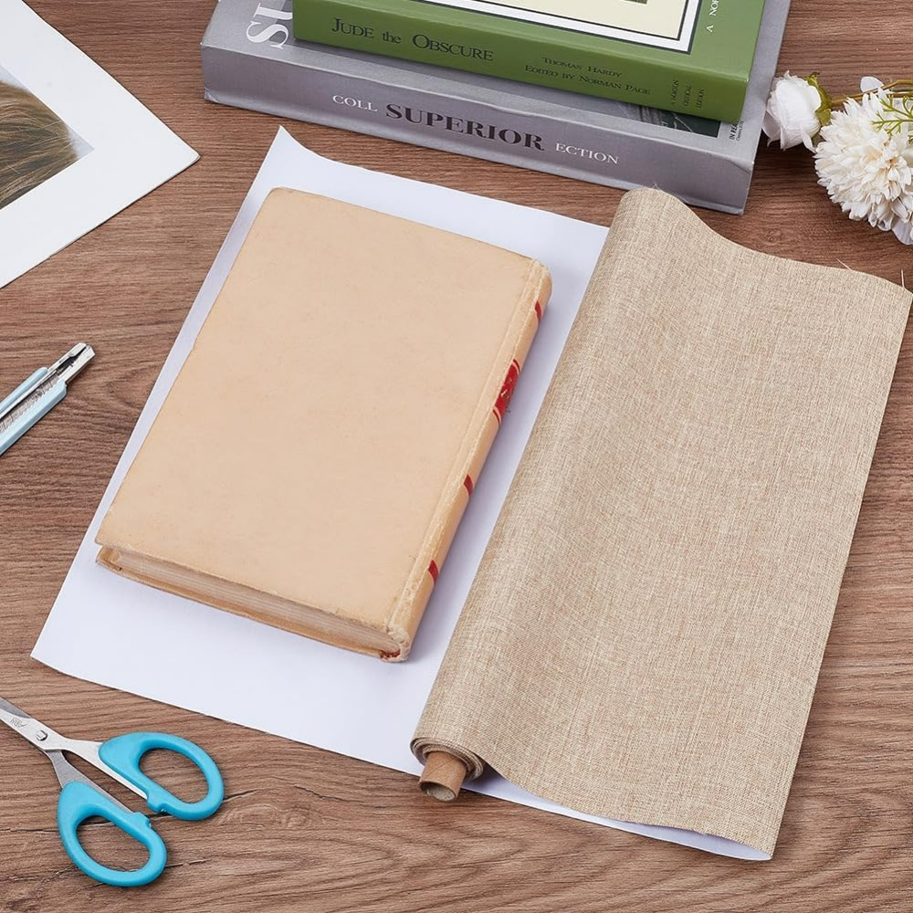 51x11.8 นิ้วหนังสือผ้า Tan ผ้า - Embroidery Paper บทวิจารณ์และราคา