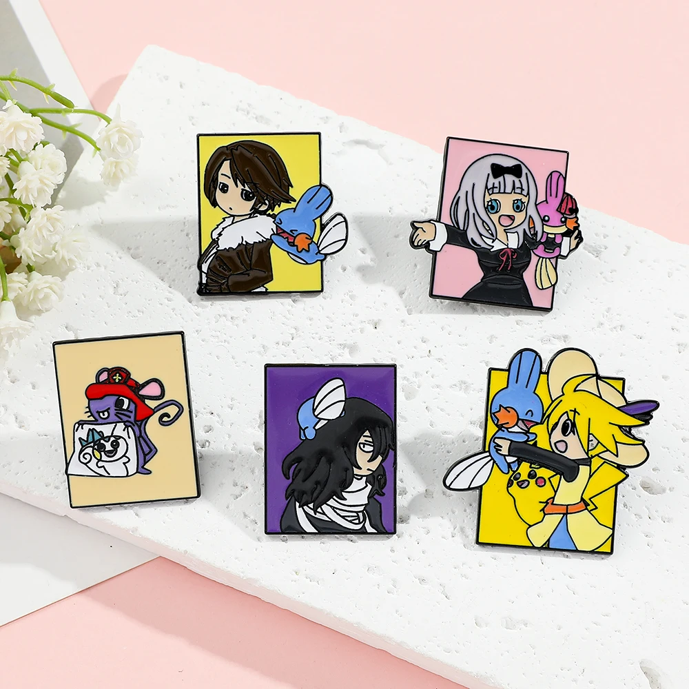 เข็มกลัดโลหะลายตัวละครโปเกมอน  - Embroidery Garment บทวิจารณ์และราคา