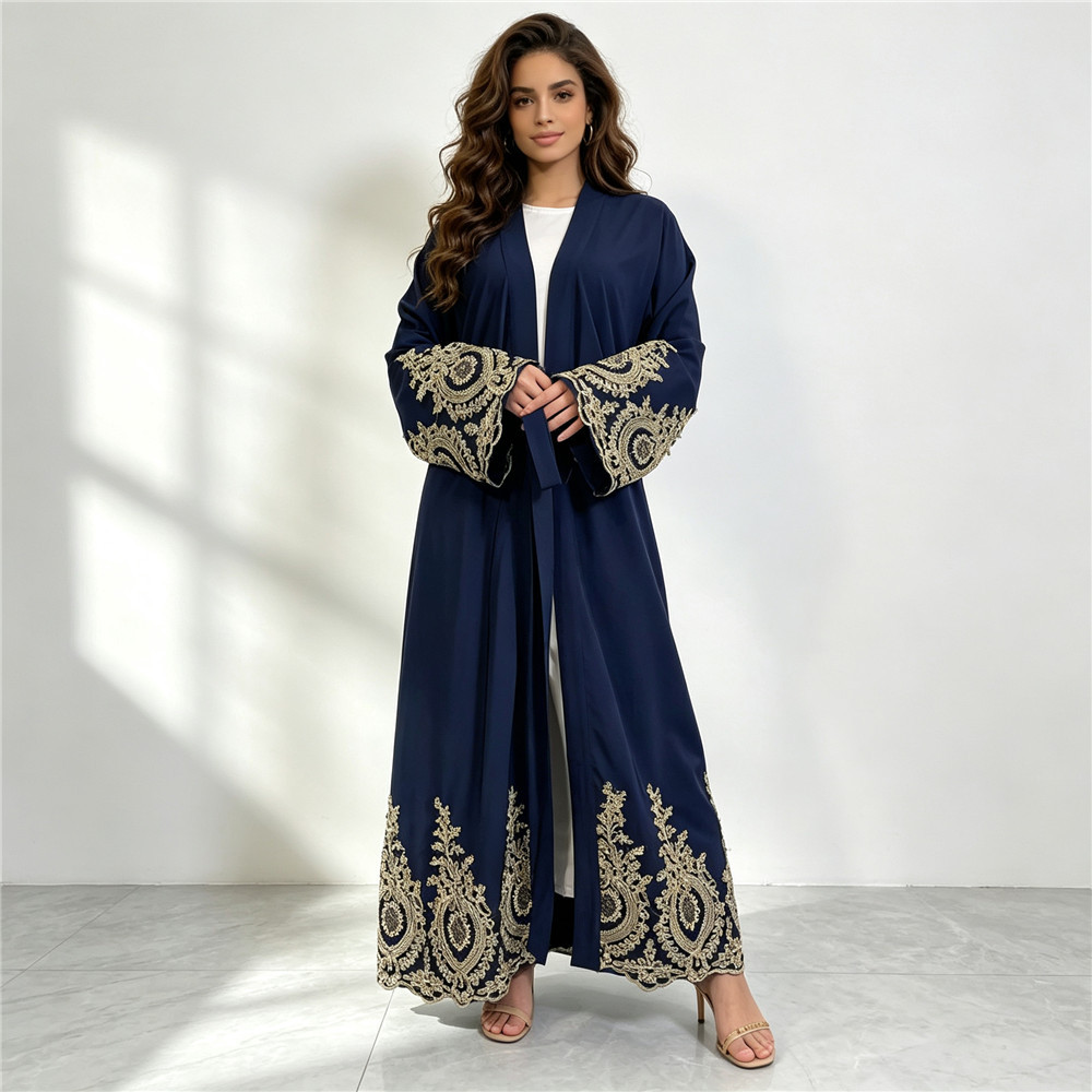 อาบายะห์ใหม่ ดูไบ ชุดกิโมโนหรู - Embroidery Kaftan บทวิจารณ์และราคา