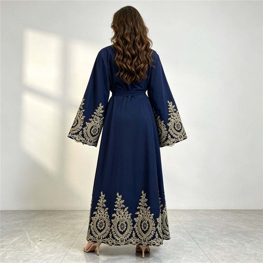 อาบายะห์ใหม่ ดูไบ ชุดกิโมโนหรู - Embroidery Kaftan บทวิจารณ์และราคา