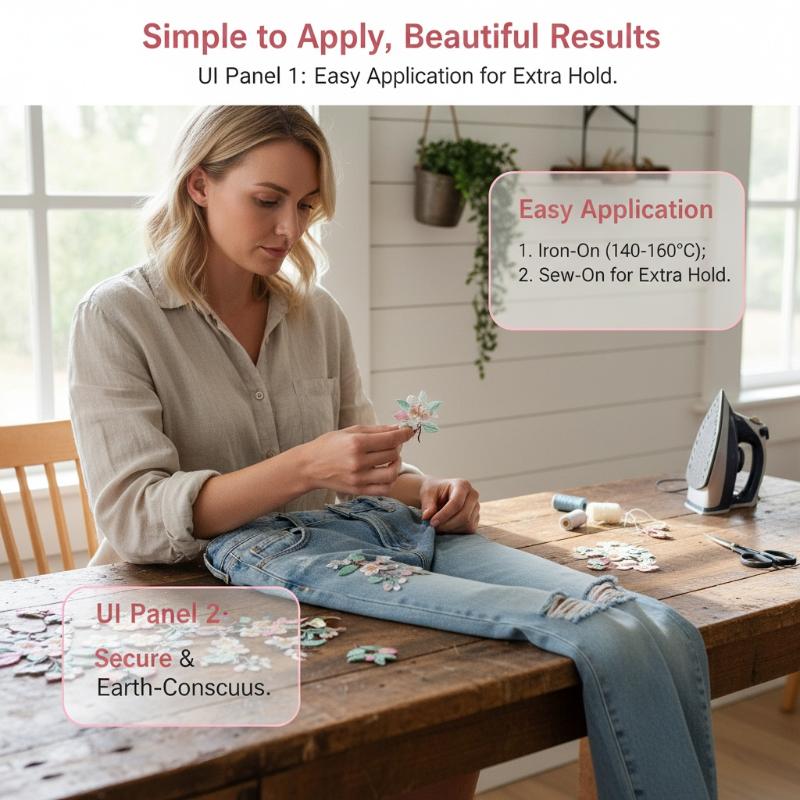 แพทช์ปักลายดอกไม้ 1 ชิ้น สำหรั - Embroidery On Jeans บทวิจารณ์และราคา