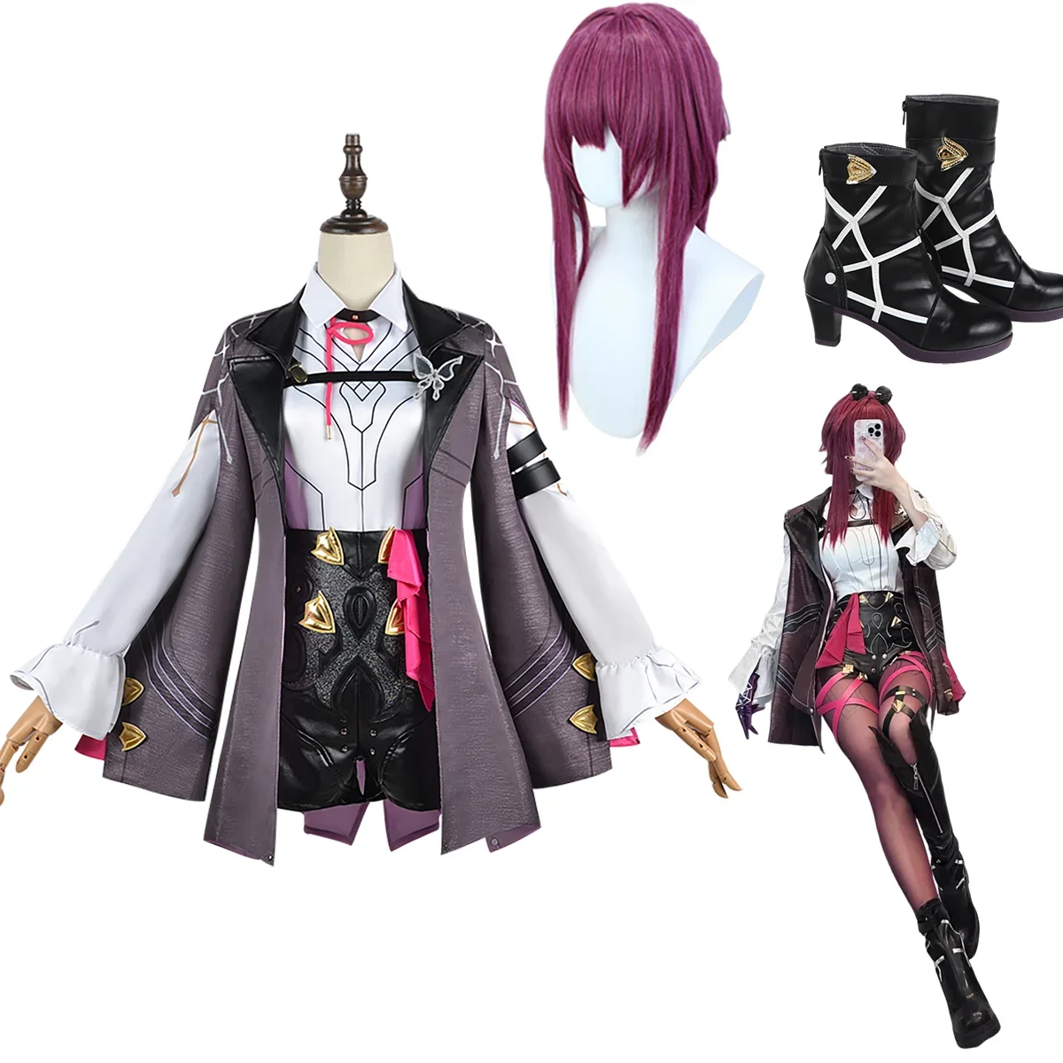 Honkai Star Rail Kafka คอสเพลย - Embroidery Premium บทวิจารณ์และราคา