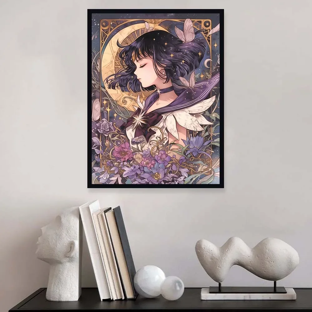 ภาพวาดเพชรการ์ตูนอนิเมะ สาวนัก - Embroidery Room บทวิจารณ์และราคา