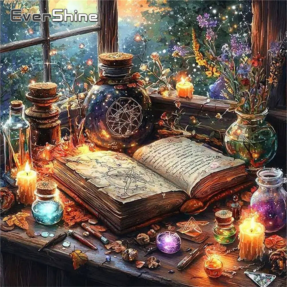 Evershine เพชรภาพวาดสุนัขสัตว์ - Embroidery Journal Book บทวิจารณ์และราคา