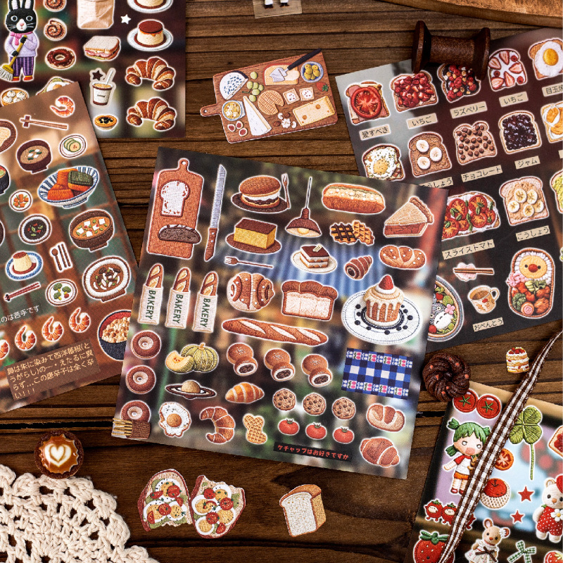 สมุดสติกเกอร์ลายการ์ตูนสไตล์ปั - Embroidery Journal Book บทวิจารณ์และราคา