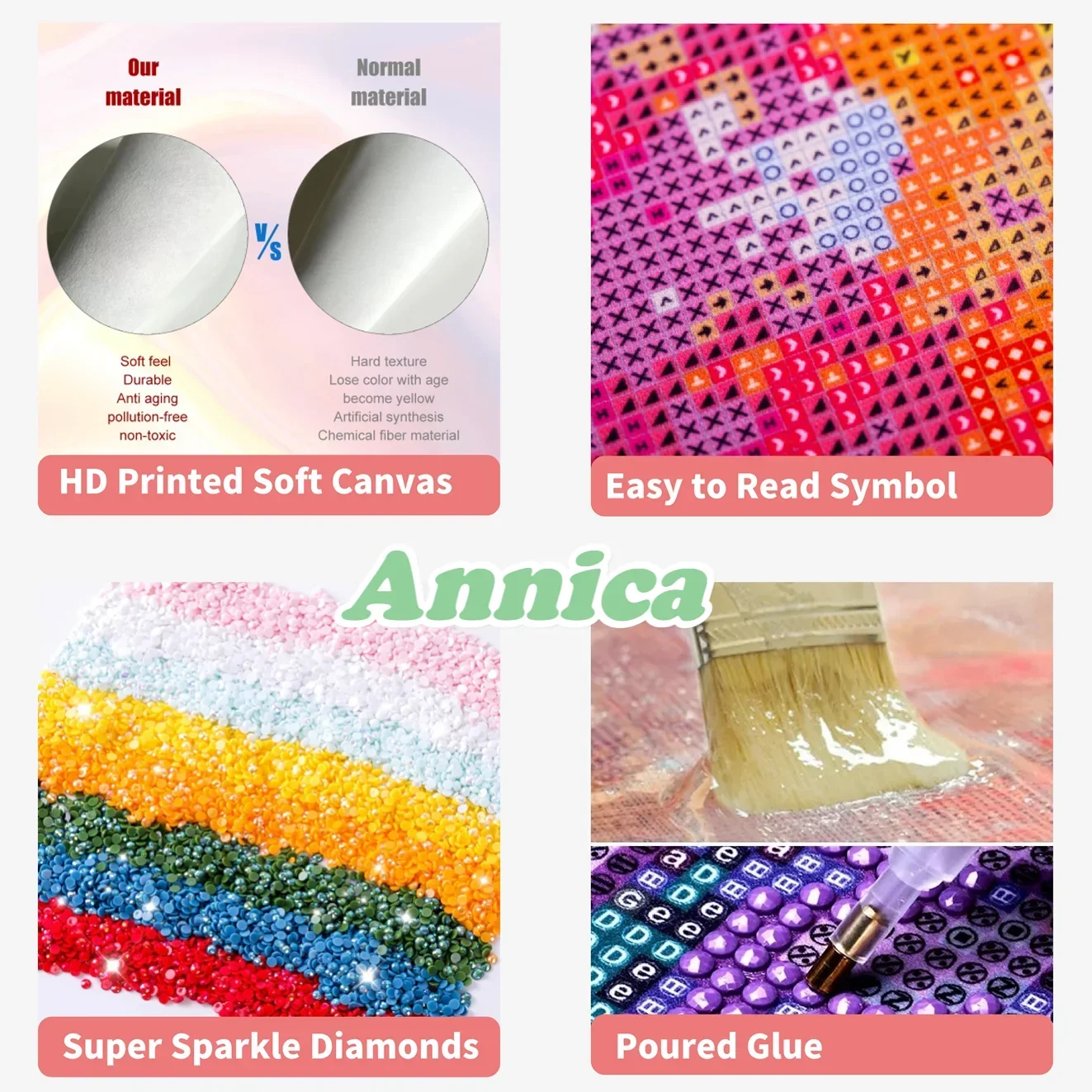 ภาพปักเพชร 5 มิติ ลายอนิเมะ Av - Embroidery Room บทวิจารณ์และราคา