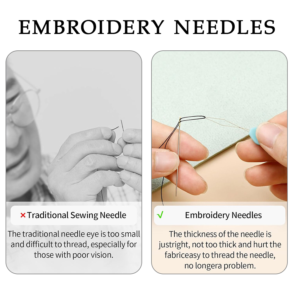 ชุดเข็มเย็บผ้าสแตนเลสคุณภาพพรี - Embroidery Premium บทวิจารณ์และราคา