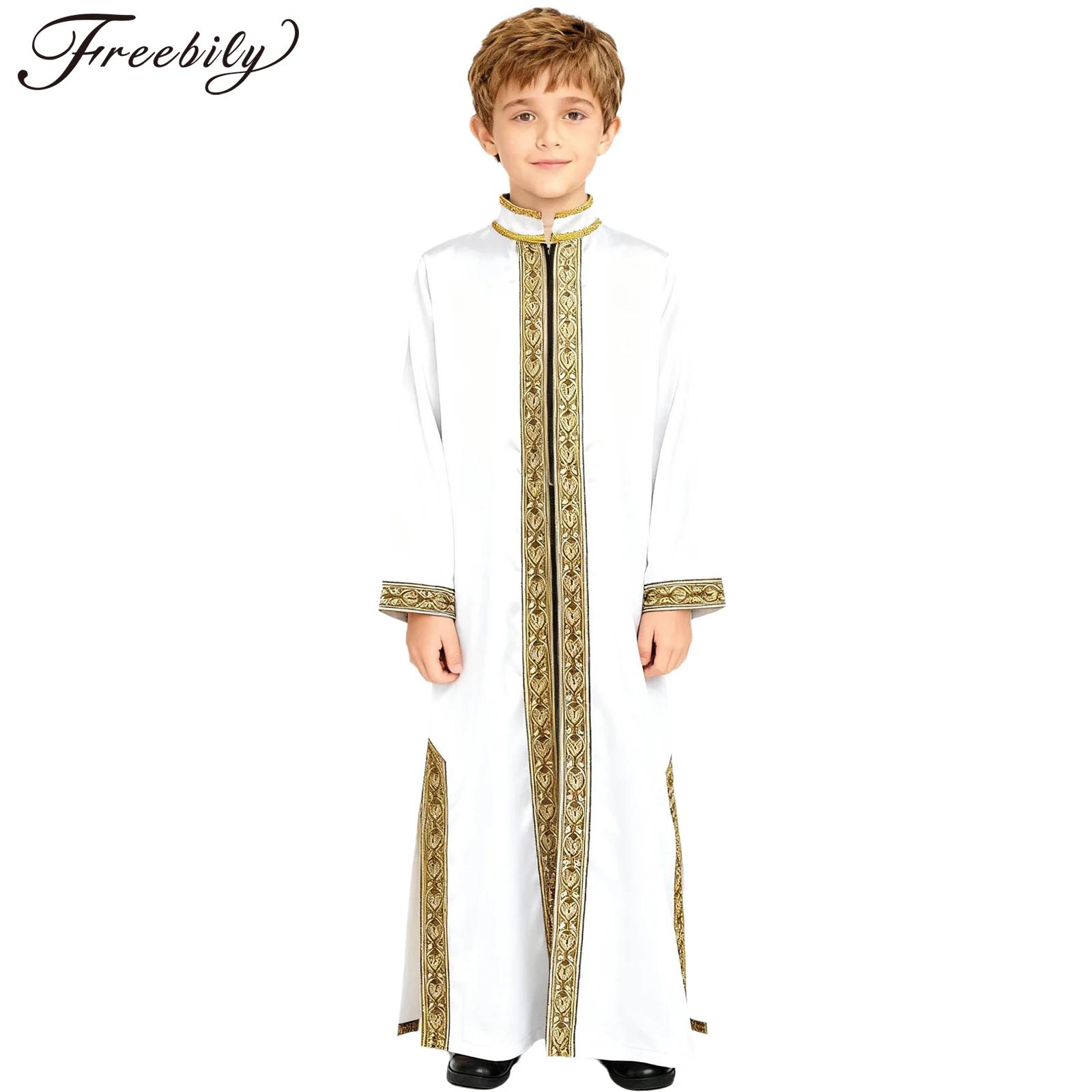 ชุดคลุมยาวแบบมุสลิมสำหรับเด็กผ - Embroidery Kaftan บทวิจารณ์และราคา