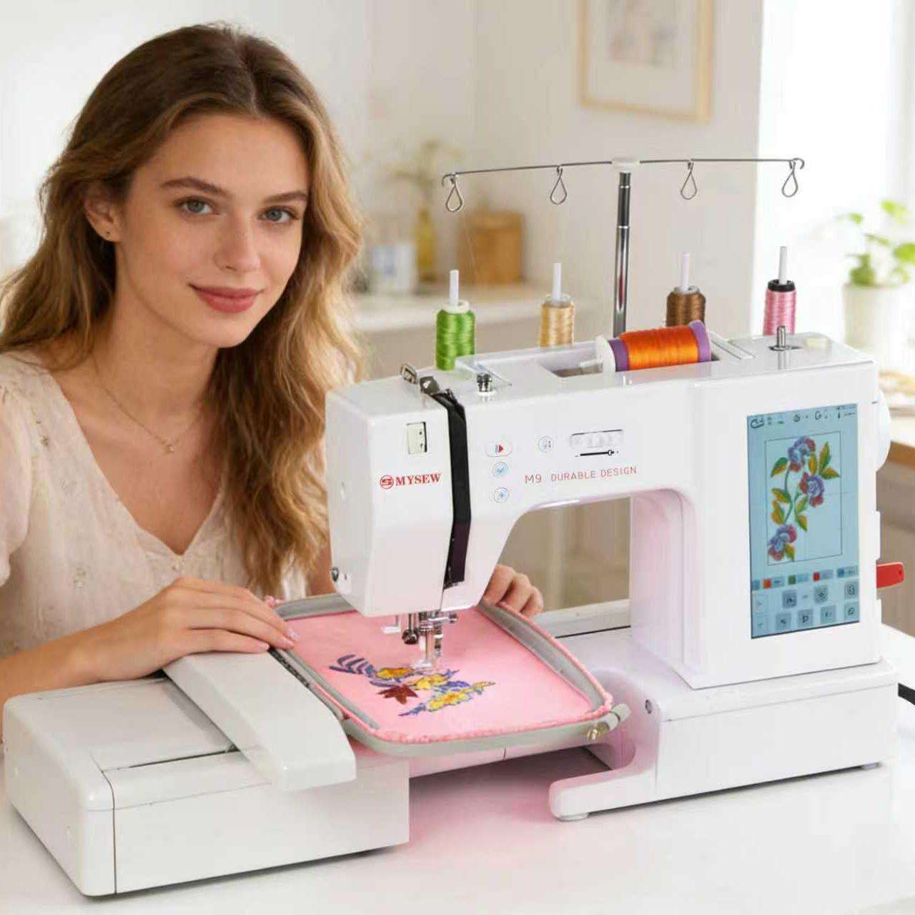 เครื่องปักผ้าอัตโนมัติ MYSEW M - Embroidery Machines บทวิจารณ์และราคา
