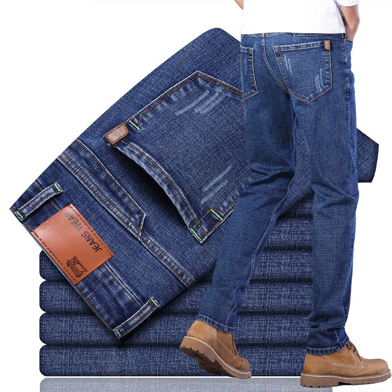 กางเกงยีนส์ผู้ชายทรงตรง สไตล์ค - Embroidery On Jeans บทวิจารณ์และราคา