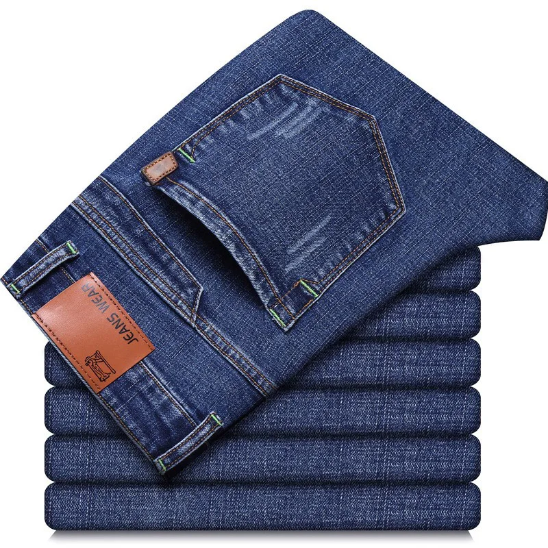 กางเกงยีนส์ผู้ชายทรงตรง สไตล์ค - Embroidery On Jeans บทวิจารณ์และราคา