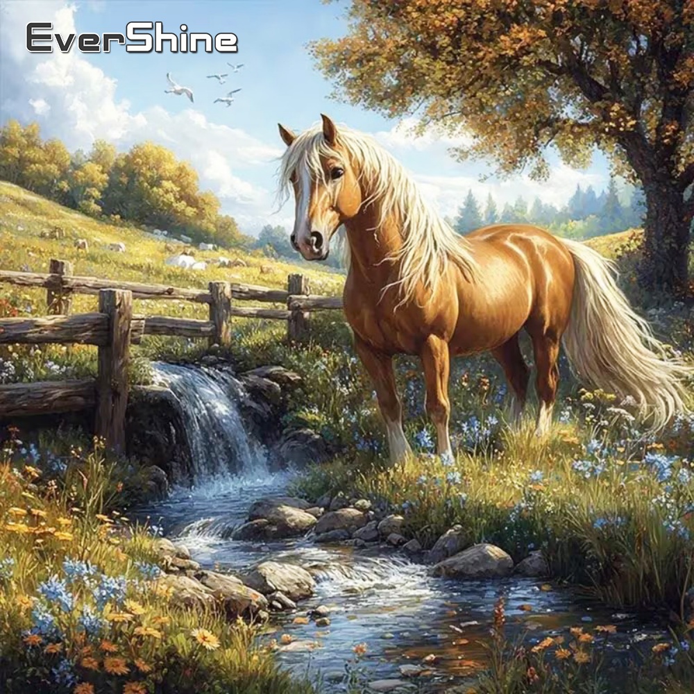 ชุดปักเพชร DIY EverShine ลายม้ - Embroidery Horse บทวิจารณ์และราคา